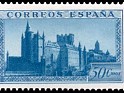 Spain 1938 Monuments 50 CTS Multicolor Edifil 847c